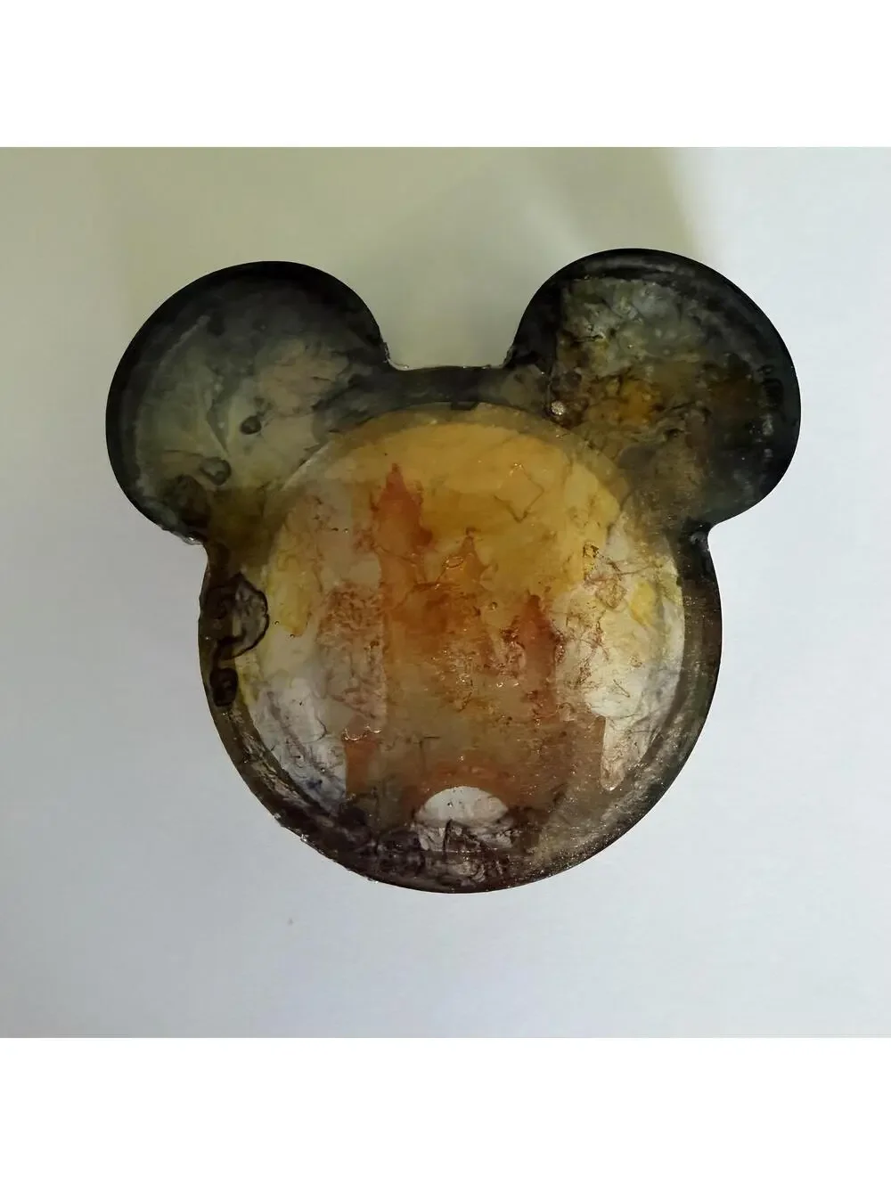 Handcrafted Resin Mickey Mouse Castle Trinket
